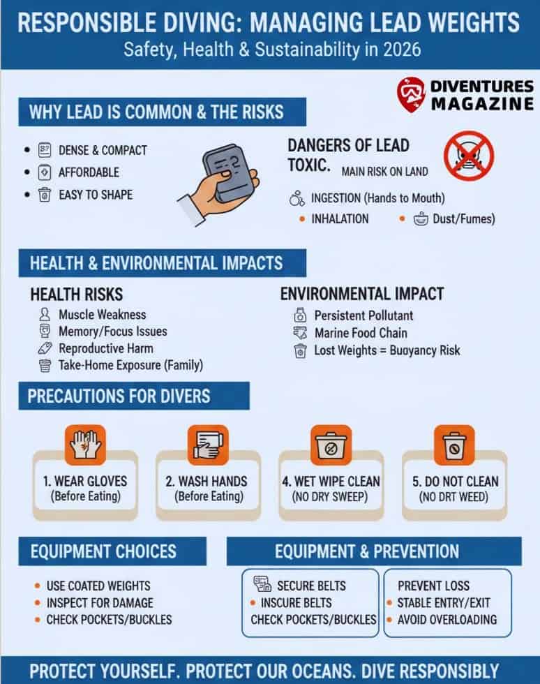 Lead Safety For Divers