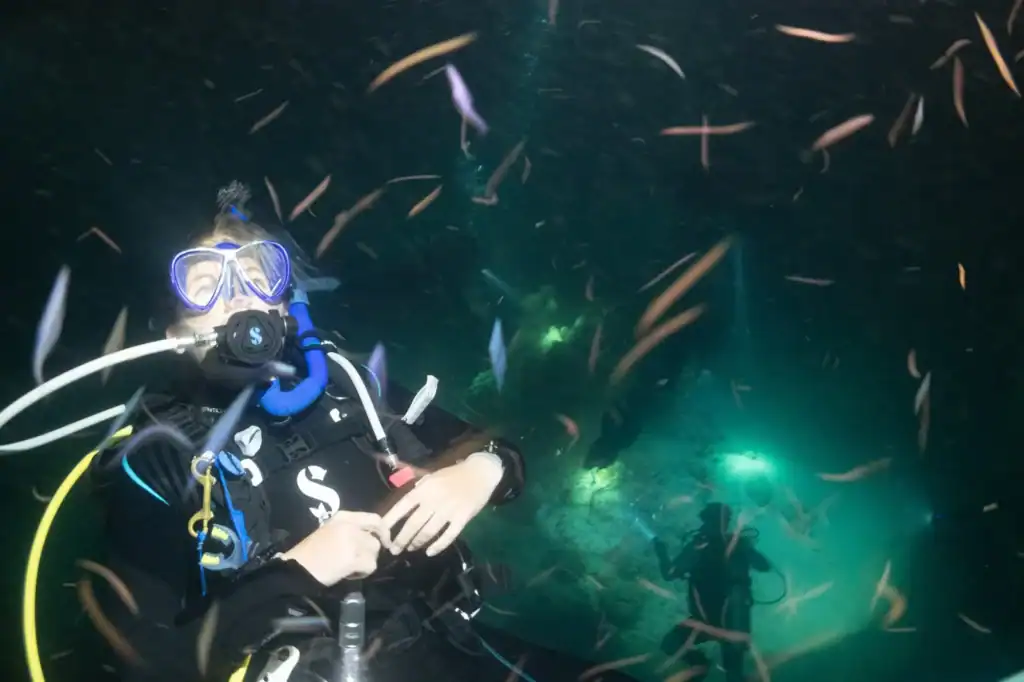 Little-bit-of-a-night-diving-ramble diventures magazine