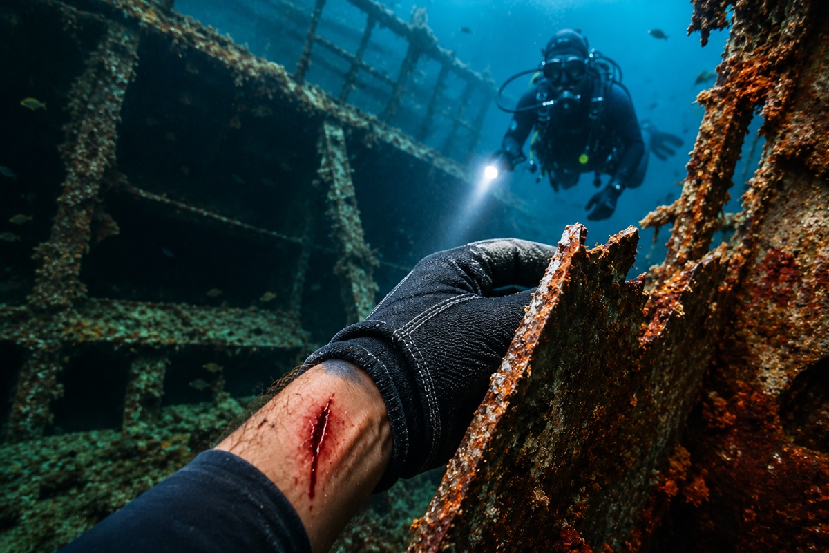 Hidden Danger Beneath the Rust: Why Every Diver Should Take Tetanus Seriously