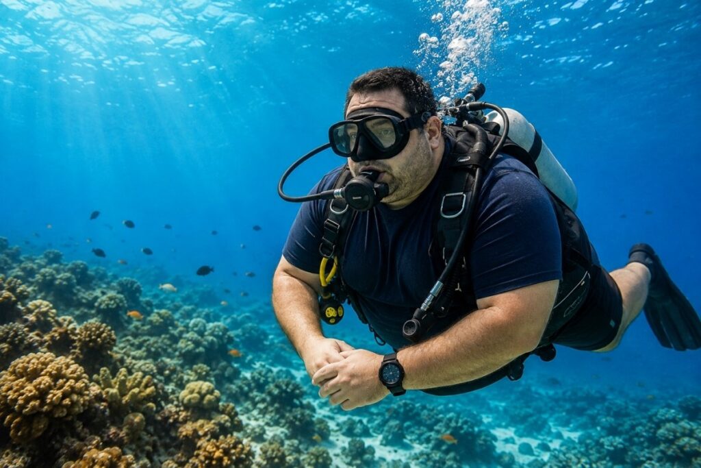 Can You Scuba Dive or Freedive If You Are Overweight