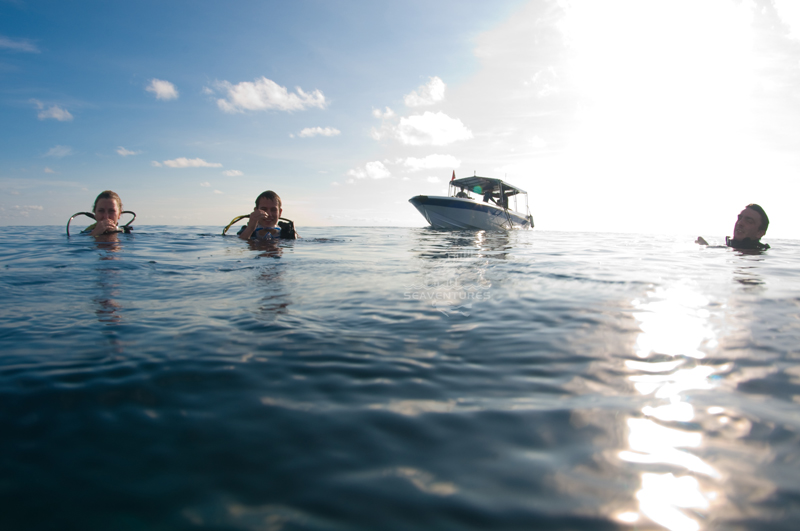 swimming for diving