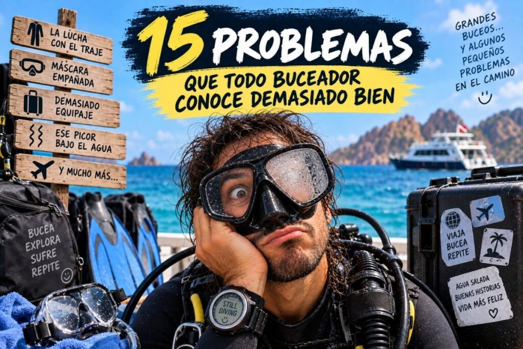 15 problemas que todo buceador conoce demasiado bien