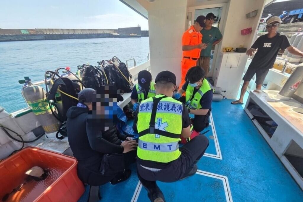 Diver Revived After Losing Pulse During Boat Dive at Taiwan’s Green Island
