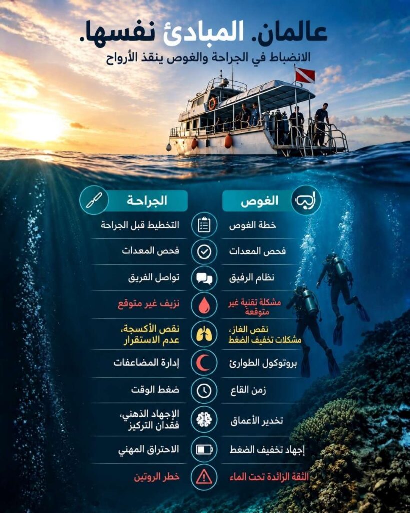 Under pressure... Two worlds, one set of rules infographic arabic