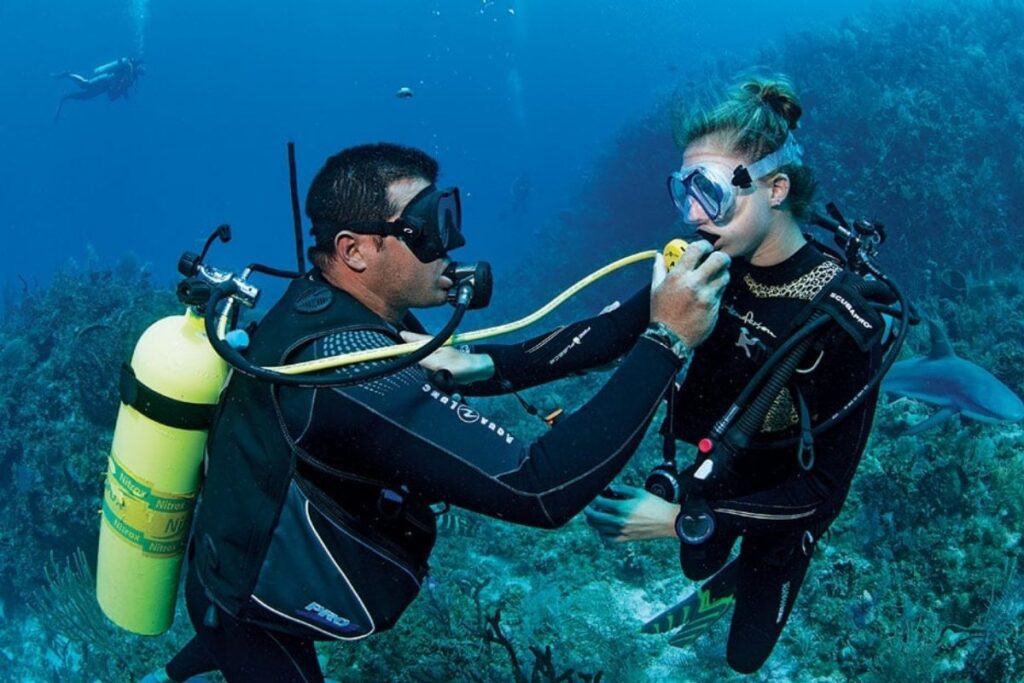 share air underwater